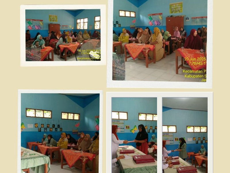 Pembagian Rapor Semester Genap Tahun Ajaran 2024-2025