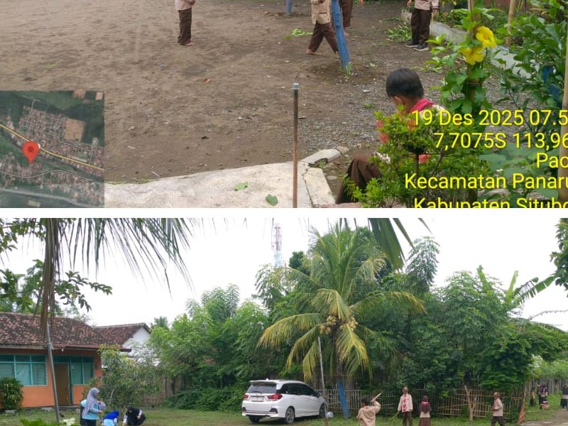 Kegiatan Kerja Bakti Bersama Warga Sekitar di Akhir Semester Ganjil 2025-2026